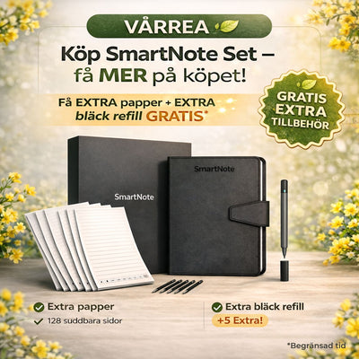 SmartNote Set Vårrea - Gratis tillbehör på köpet