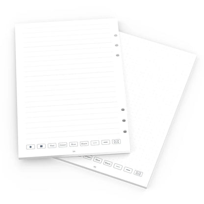 Refill papper V4 - Går att sudda i
